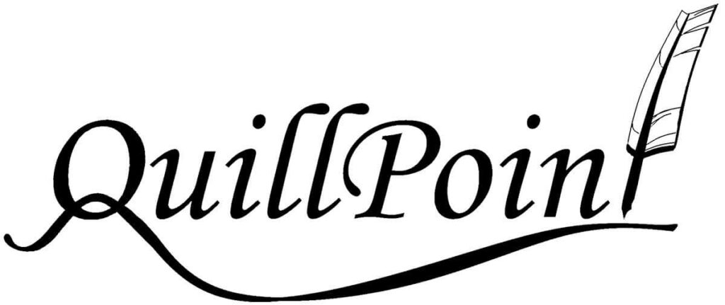 QuillPoint Full Logo designed with free logo making software