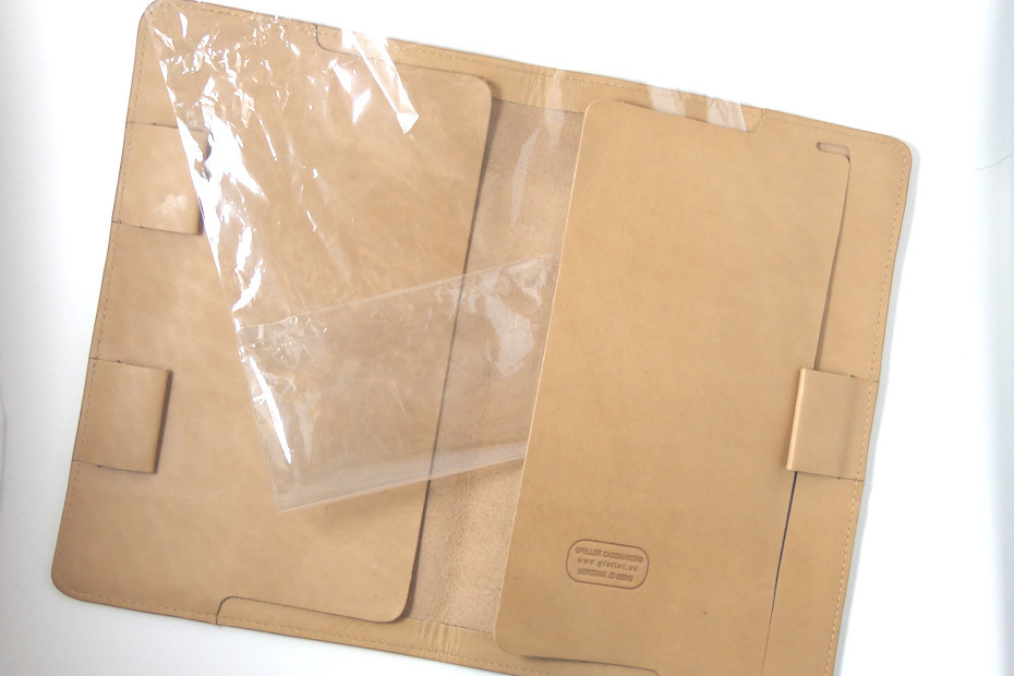 Product packaging example Gfeller Notebook Cover